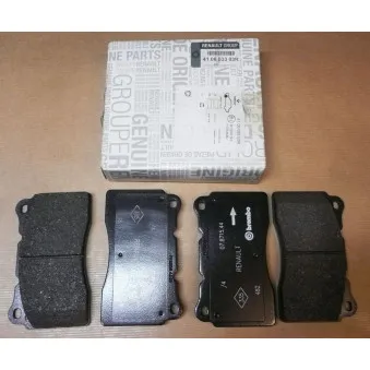 Jeu de 4 plaquettes de frein avant OE 410603303R