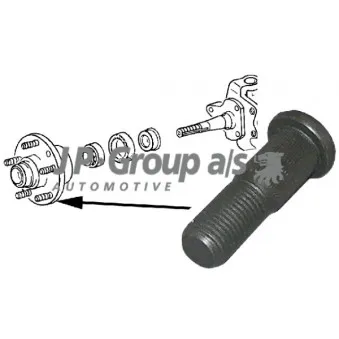 Boulon de roue JP GROUP 8160400202