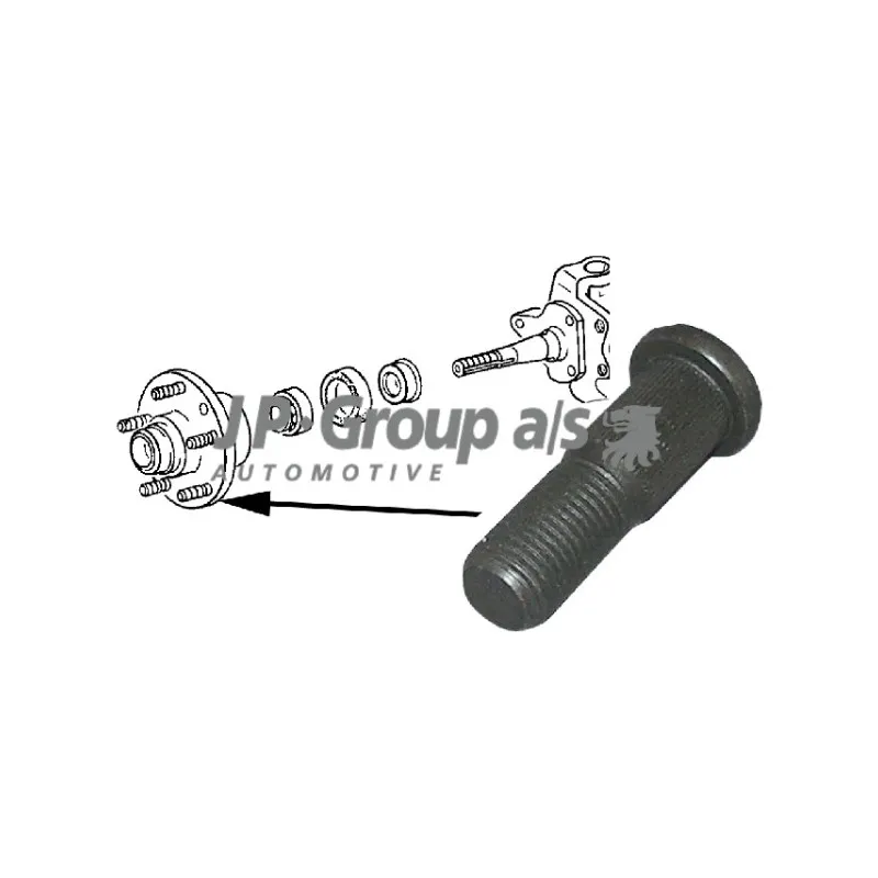Boulon de roue JP GROUP 8160400202