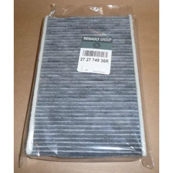 Filtre, air de l'habitacle OE 272774936R