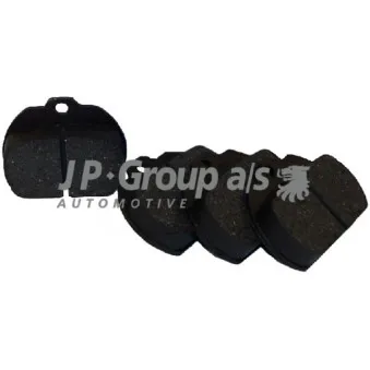 Jeu de 4 plaquettes de frein avant JP GROUP 8163600910