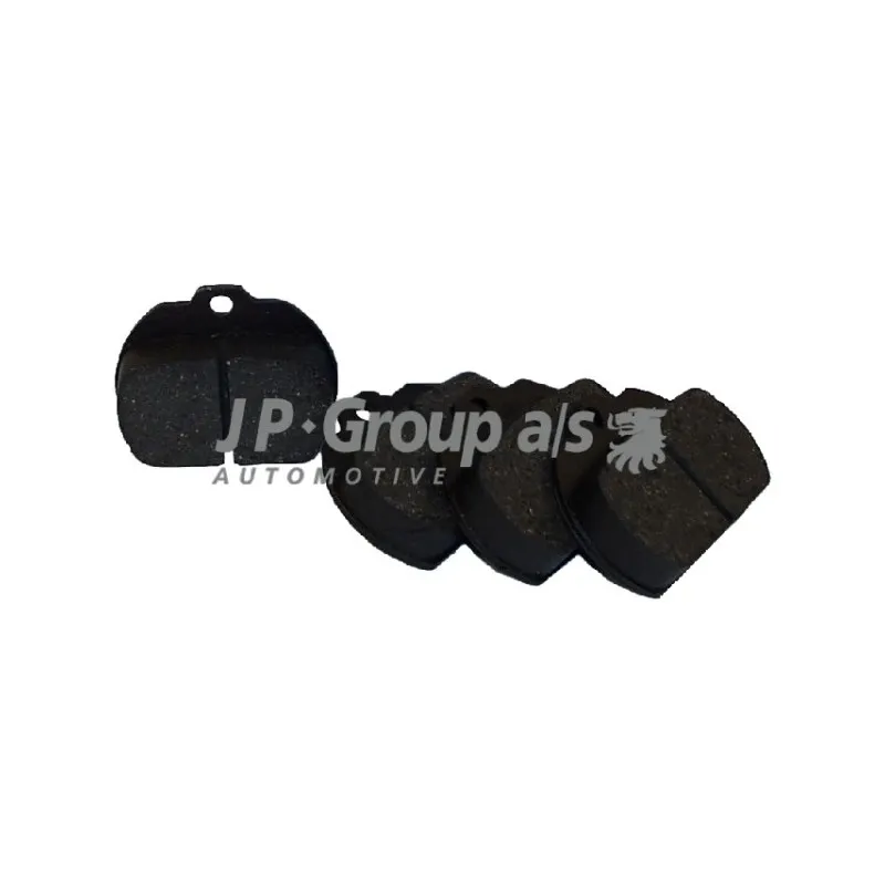 Jeu de 4 plaquettes de frein avant JP GROUP 8163600910
