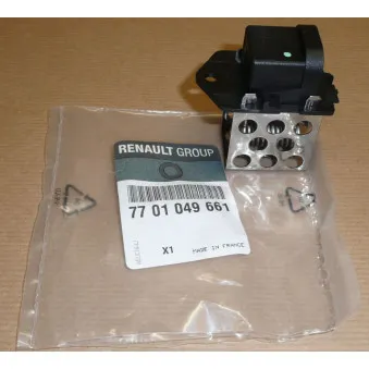 Résistance de série, moteur électrique-ventilateur du radiat OE 7701049661