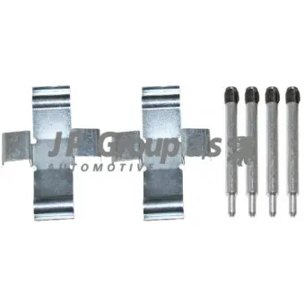 Kit d'accessoires, plaquette de frein JP GROUP 8164001410