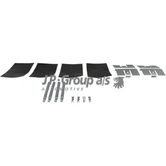 Kit d'accessoires, plaquette de frein JP GROUP 8164001610