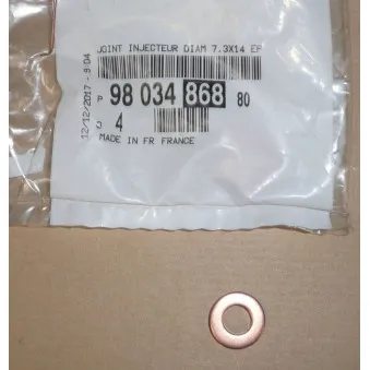 Joint d'étanchéité, porte-injecteur OE 9803486880