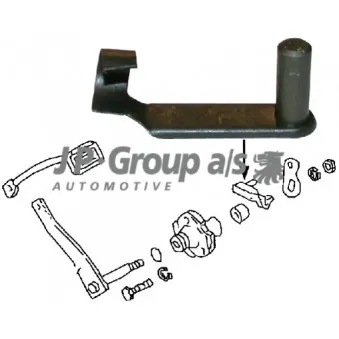 Boulon à rotule, commande d'embrayage JP GROUP 8170250406