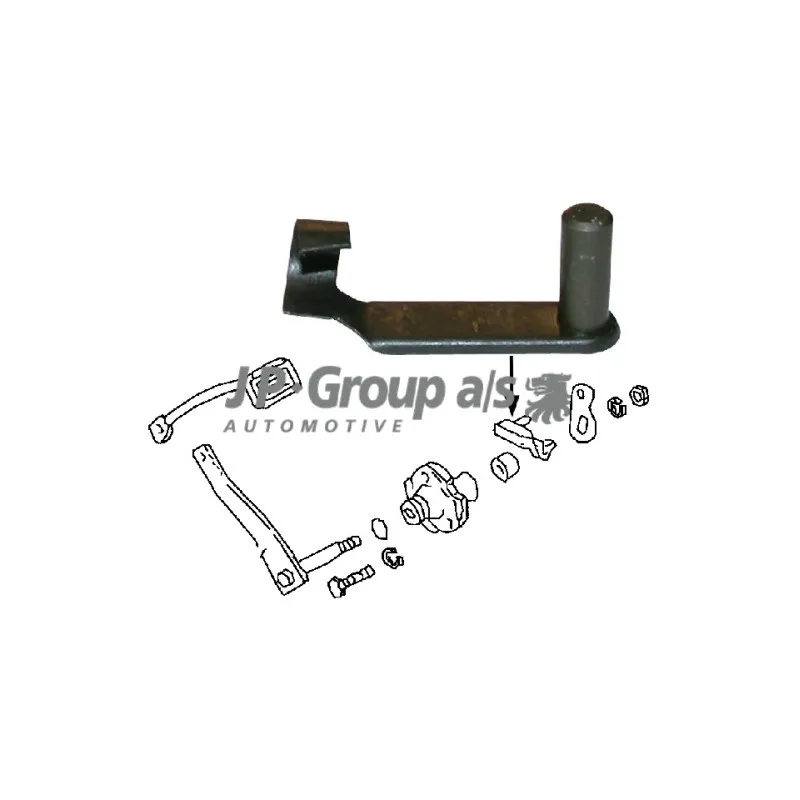 Boulon à rotule, commande d'embrayage JP GROUP 8170250406