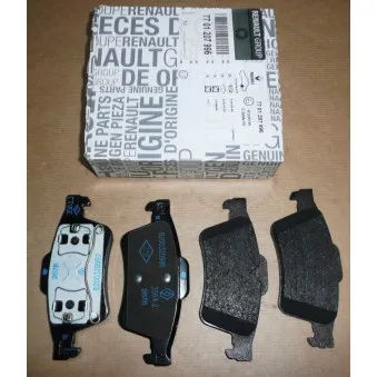 Jeu de 4 plaquettes de frein arrière OE 7701207996