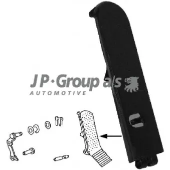 Revêtement de pédale, accélérateur JP GROUP 8172100206