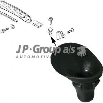Butoir, capot-moteur JP GROUP 8181450606