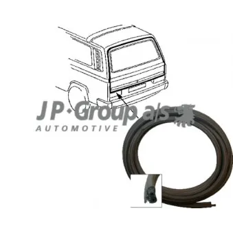 Joint, couvercle de la soute à bagages JP GROUP 8185500400