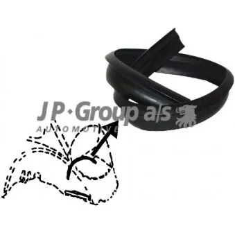 Joint, couvercle de la soute à bagages JP GROUP 8185500606