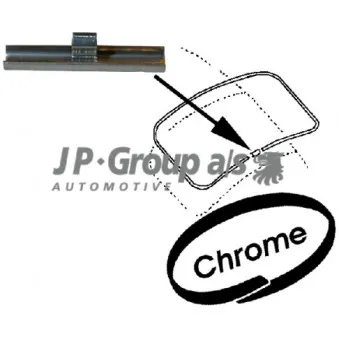 Clip, enjoliveur JP GROUP 8185950106