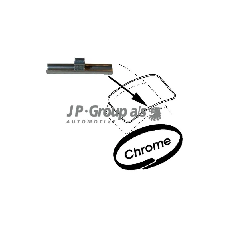 Clip, enjoliveur JP GROUP 8185950106