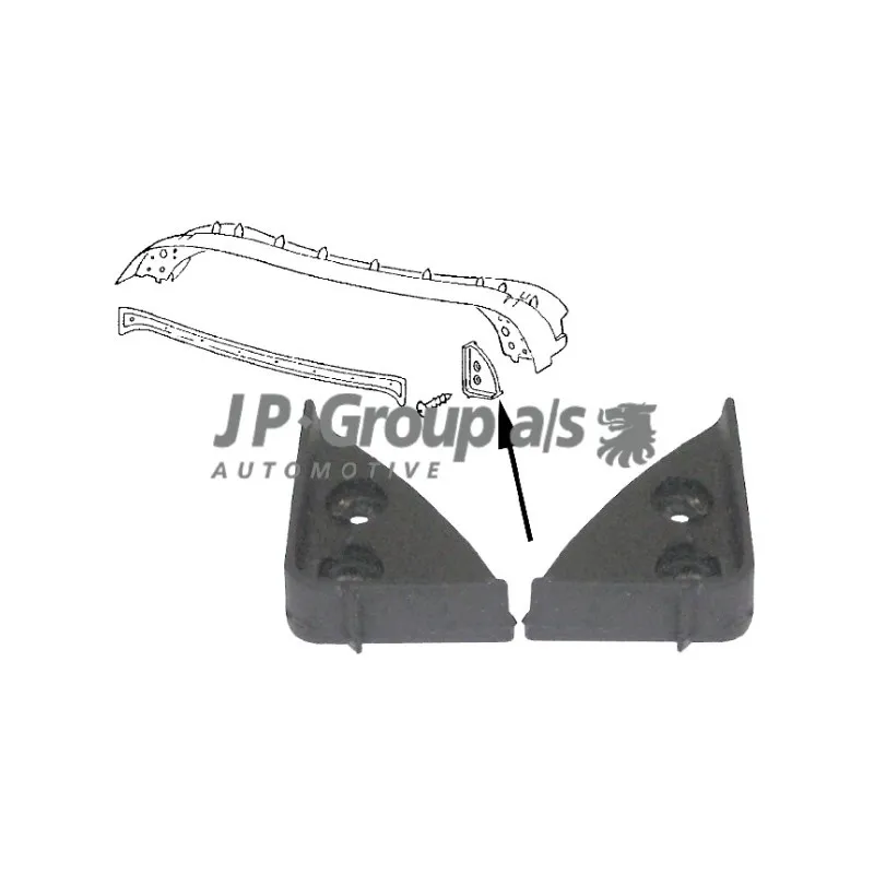 Joint d'étanchéité, vitre latérale JP GROUP 8186000710