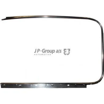 Baguette et bande protectrice, porte avant gauche JP GROUP