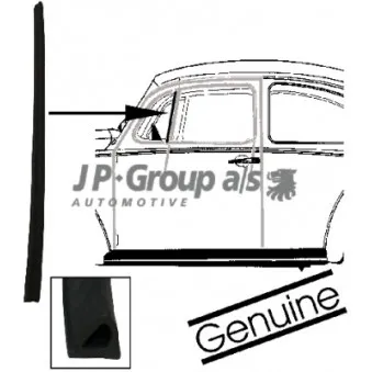Joint d'étanchéité, vitre latérale JP GROUP 8186003206