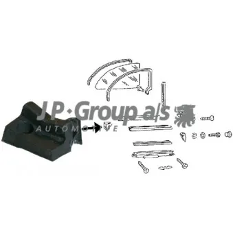 Joint d'étanchéité, vitre latérale arrière droit JP GROUP 8186101280