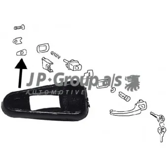Poignée de porte JP GROUP 8187150206