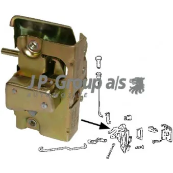 Serrure de porte JP GROUP 8187500176