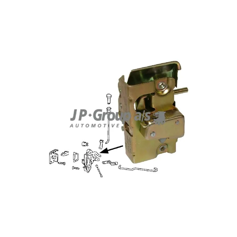 Serrure de porte JP GROUP 8187500186