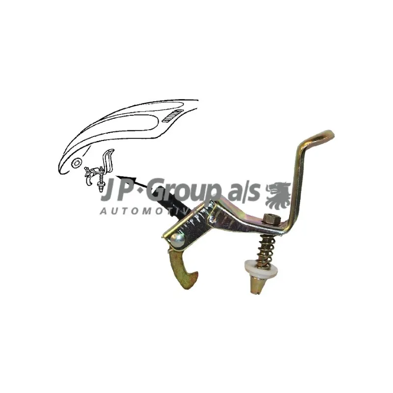 Serrure de capot-moteur JP GROUP 8187700206