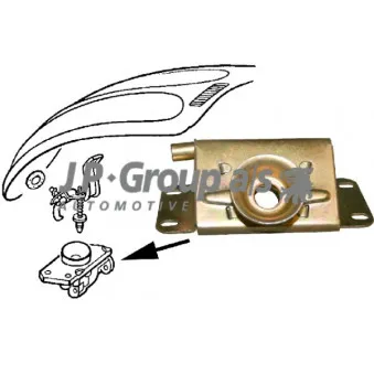 Serrure de capot-moteur JP GROUP 8187700306