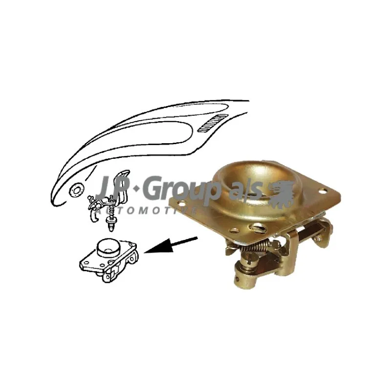 Serrure de capot-moteur JP GROUP 8187700906