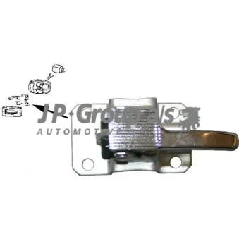 Poignet de porte, équipment intérieur JP GROUP 8187800470
