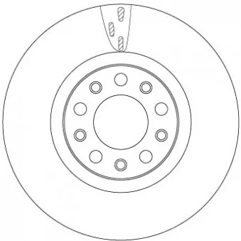 Jeu de 2 disques de frein avant TRW DF6590S