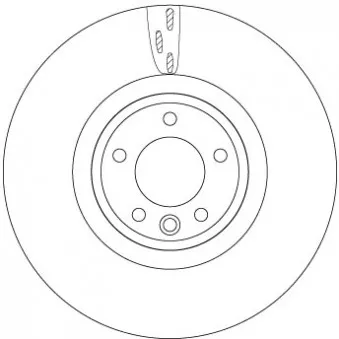 Jeu de 2 disques de frein avant TRW DF6957S