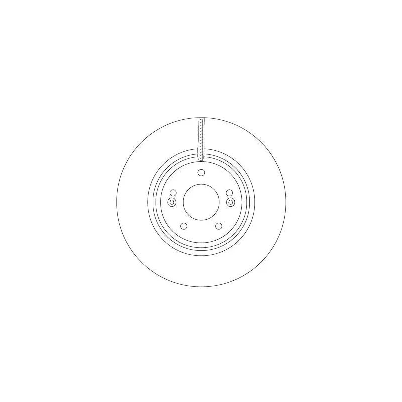 Jeu de 2 disques de frein avant TRW DF6958S