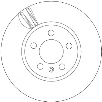 Jeu de 2 disques de frein avant TRW DF6964