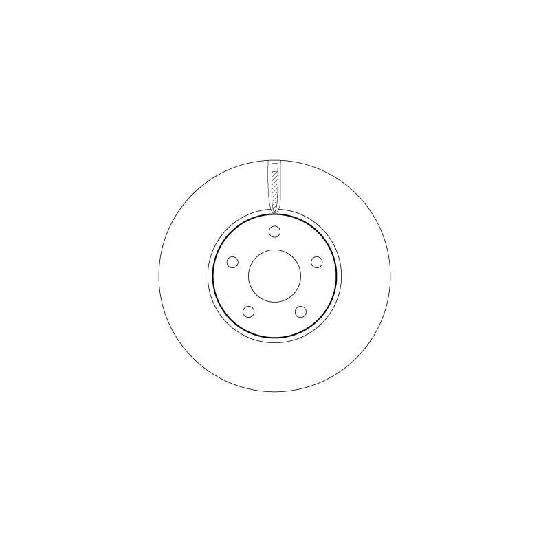 Jeu de 2 disques de frein avant TRW DF6975