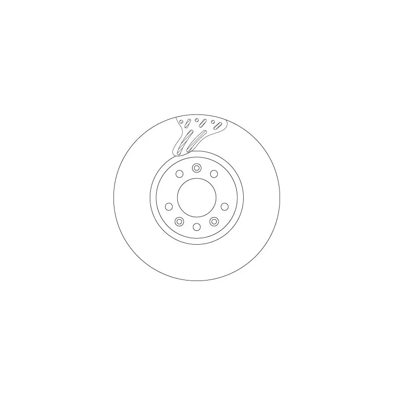 Jeu de 2 disques de frein avant TRW DF6977S