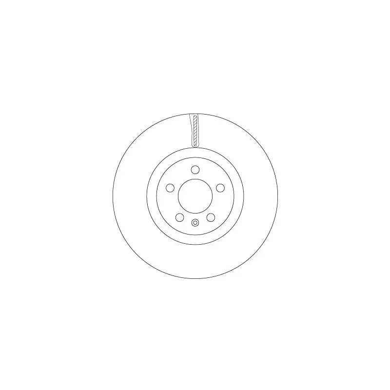 Jeu de 2 disques de frein avant TRW DF6983S