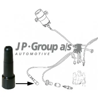Fiche, bougie d'allumage JP GROUP 8191900106