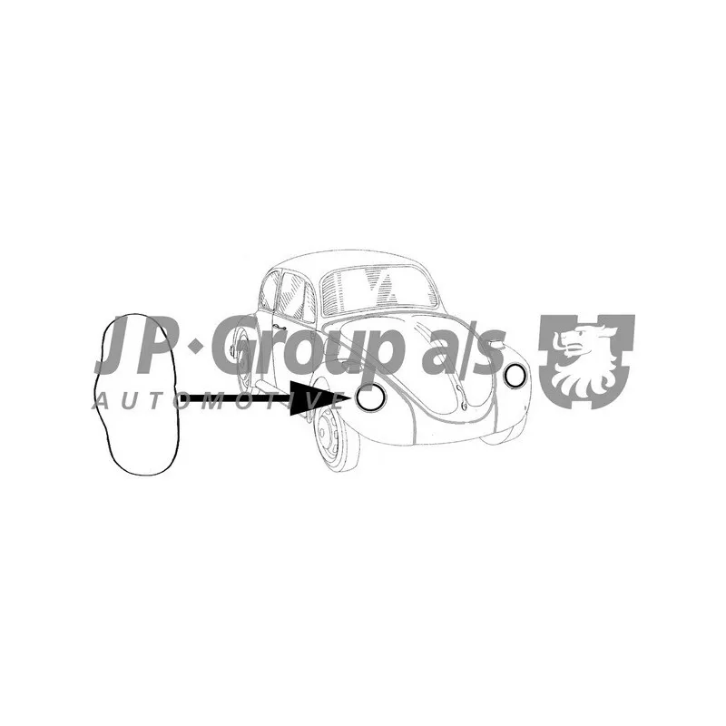 Joint d'étanchéité, projecteur principal JP GROUP 8195150400