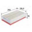 Filtre à air VALEO 585420 - Visuel 1