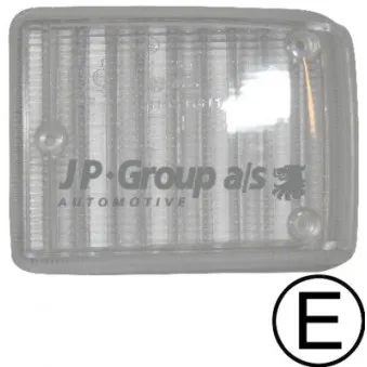 Disperseur, feu clignotant avant gauche JP GROUP 8195451372