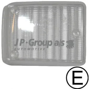 Disperseur, feu clignotant avant droit JP GROUP 8195451382