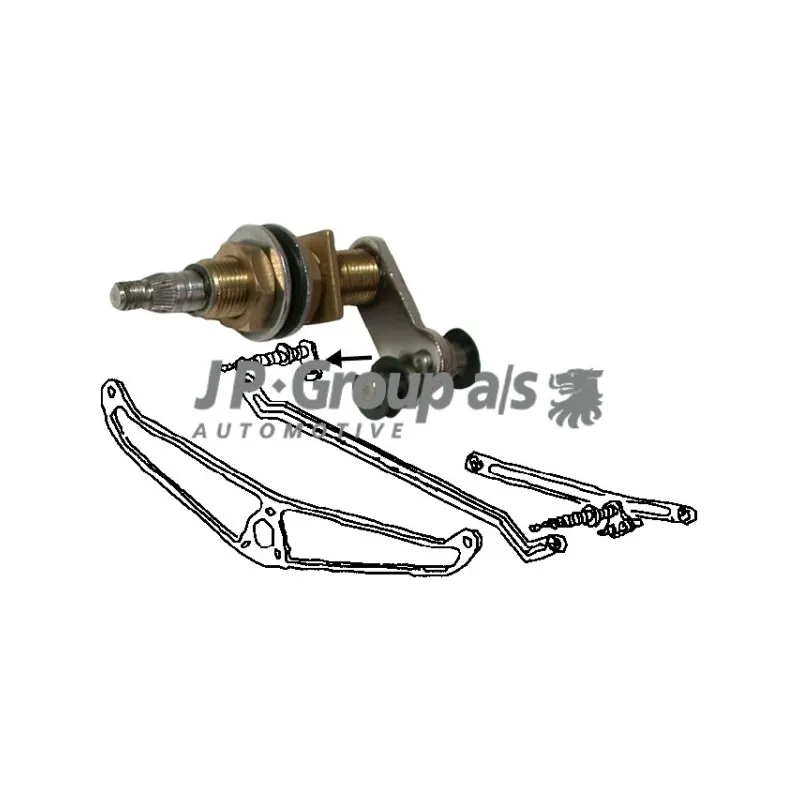 Tringlerie d'essuie-glace avant gauche JP GROUP 8198151076