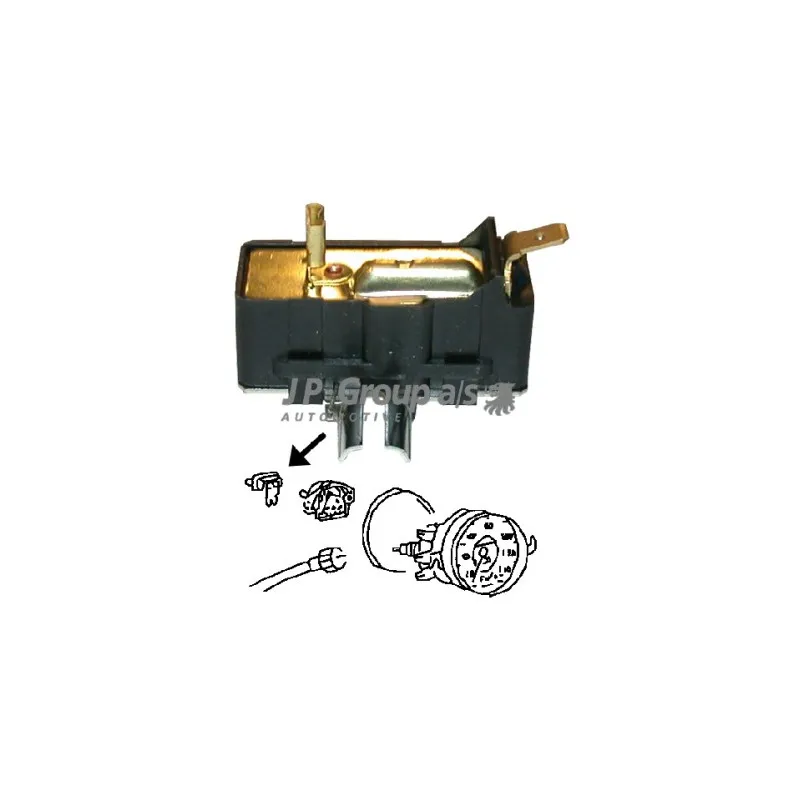 Stabilisateur de tension, combiné d'instruments JP GROUP 8199650100