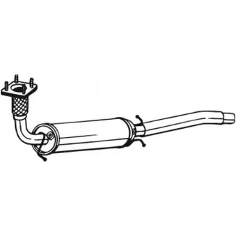 Filtre à particules / à suie, échappement BOSAL 097-809