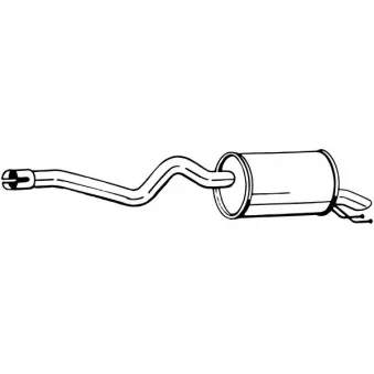 Silencieux arrière BOSAL 148-205