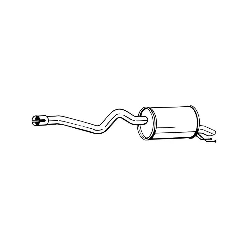 Silencieux arrière BOSAL 148-205