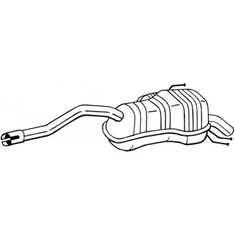 Silencieux arrière BOSAL 148-213