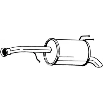 Silencieux arrière BOSAL 165-073