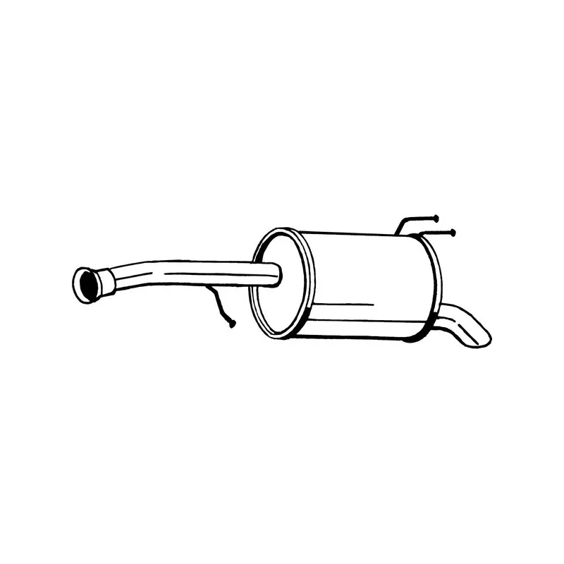 Silencieux arrière BOSAL 165-073
